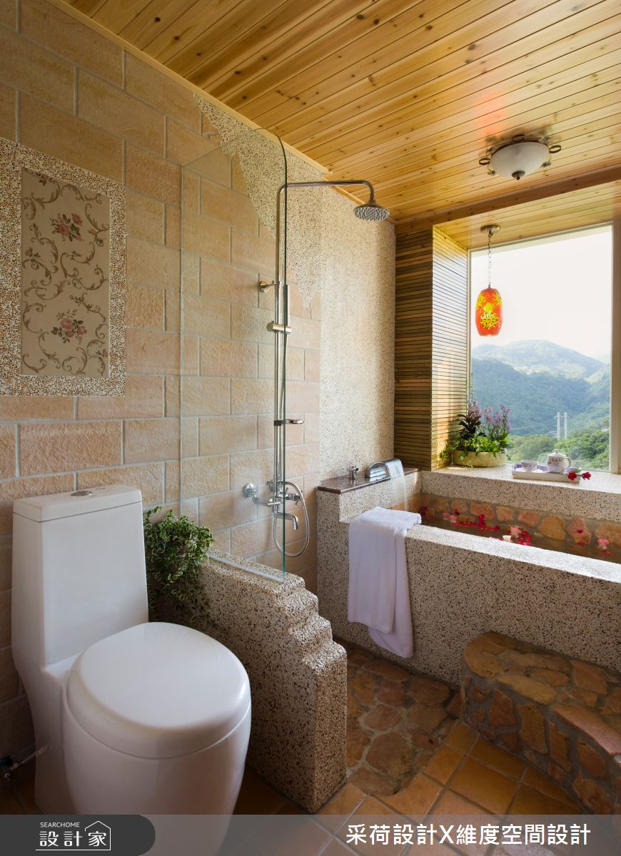 36坪老屋(16~30年)＿鄉村風浴室案例圖片＿采荷設計X維度空間設計＿采荷X維度_02之17