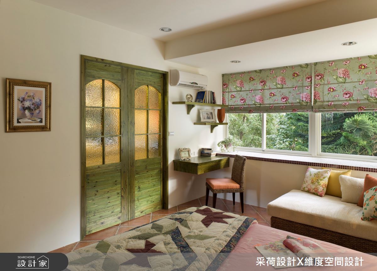 36坪老屋(16~30年)＿鄉村風臥室案例圖片＿采荷設計X維度空間設計＿采荷X維度_02之21