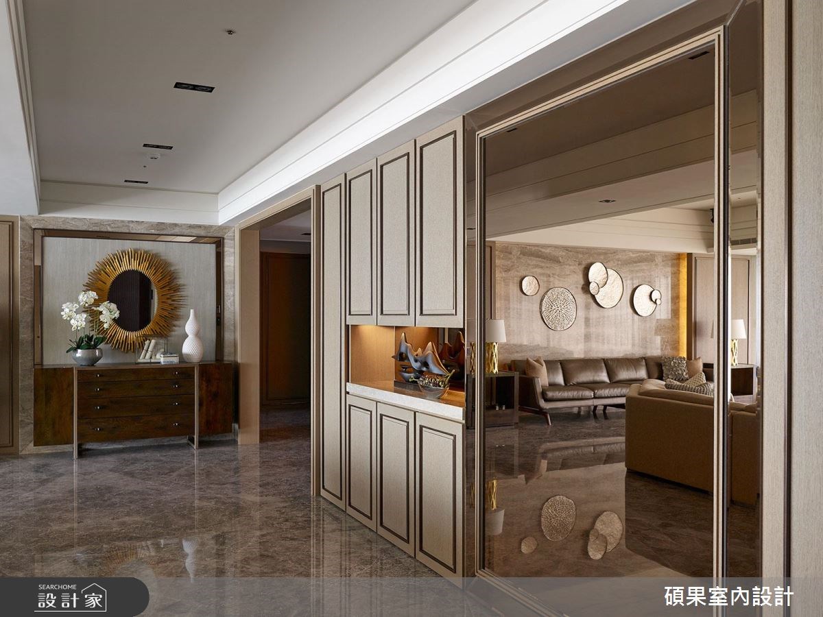 72坪新成屋(5年以下)＿奢華風客廳案例圖片＿碩果室內裝修設計有限公司＿碩果_22 Water Cube Residence Z之3