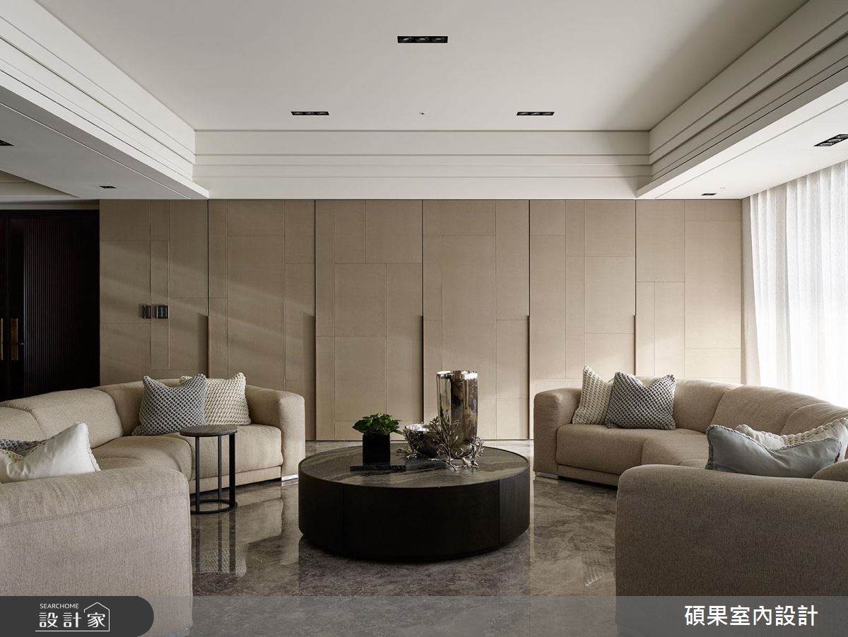 72坪新成屋(5年以下)＿奢華風客廳案例圖片＿碩果室內裝修設計有限公司＿碩果_22 Water Cube Residence Z之5