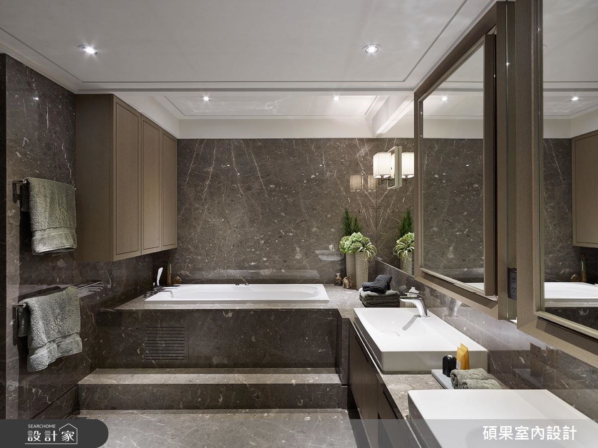 72坪新成屋(5年以下)＿奢華風浴室案例圖片＿碩果室內裝修設計有限公司＿碩果_22 Water Cube Residence Z之23