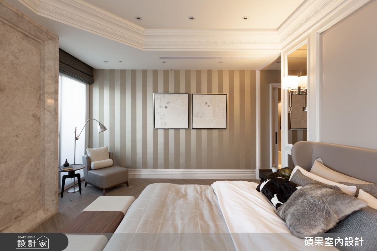 60坪新成屋(5年以下)＿美式風臥室案例圖片＿碩果室內裝修設計有限公司＿碩果_27 Up Town Residence A3之10