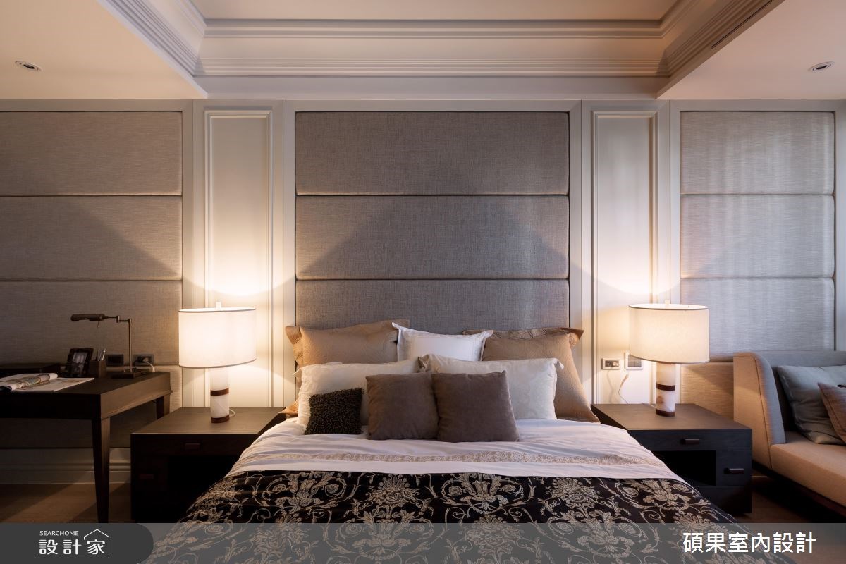 60坪新成屋(5年以下)＿美式風臥室案例圖片＿碩果室內裝修設計有限公司＿碩果_27 Up Town Residence A3之13