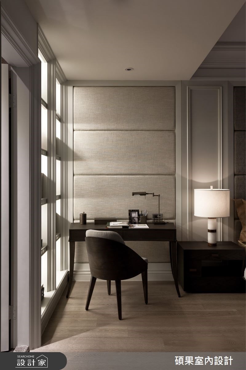 60坪新成屋(5年以下)＿美式風臥室案例圖片＿碩果室內裝修設計有限公司＿碩果_27 Up Town Residence A3之15