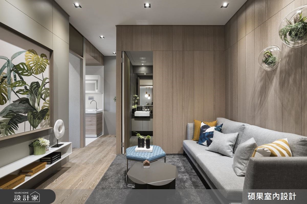 15坪新成屋(5年以下)＿現代風客廳案例圖片＿碩果室內裝修設計有限公司＿碩果_04之3