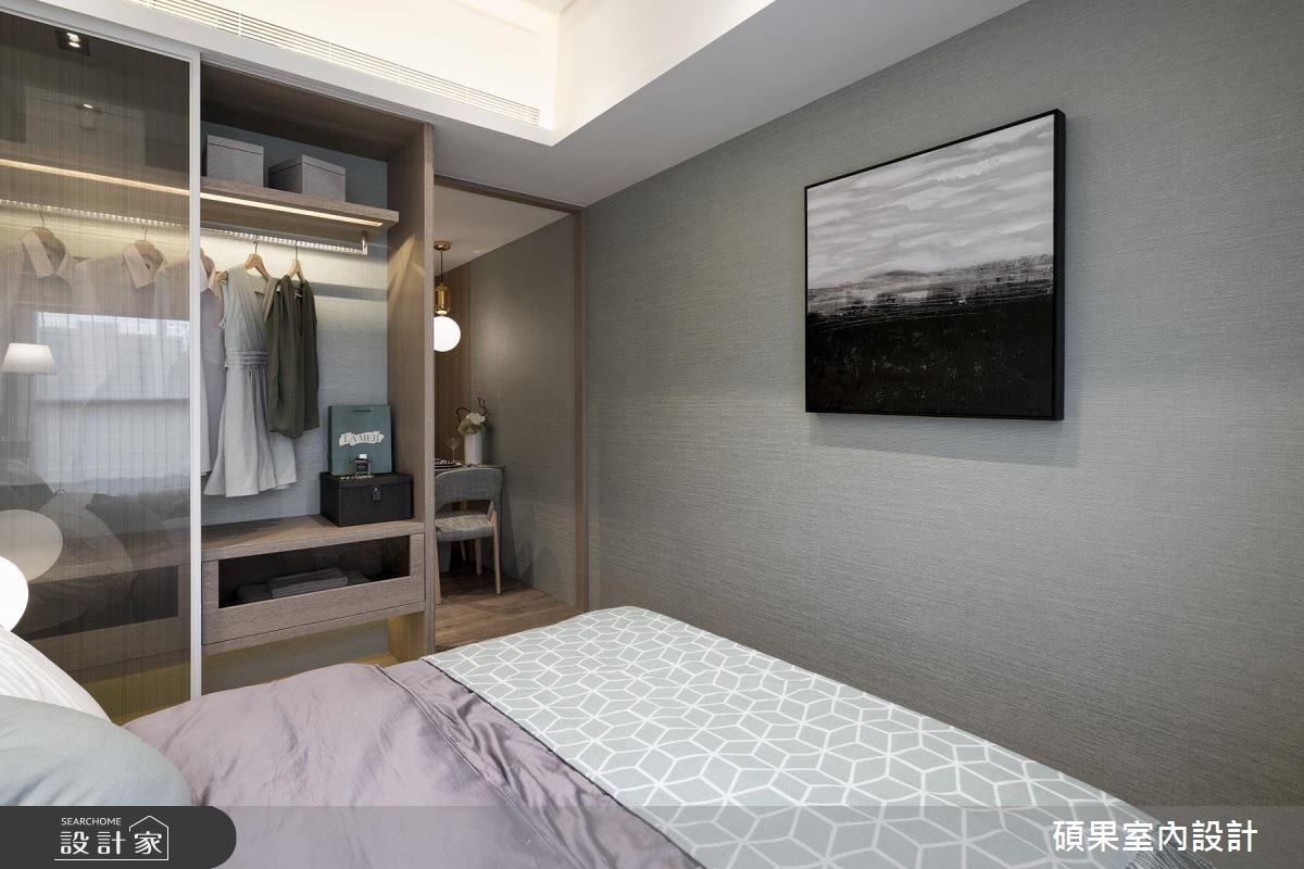 15坪新成屋(5年以下)＿現代風臥室案例圖片＿碩果室內裝修設計有限公司＿碩果_04之11