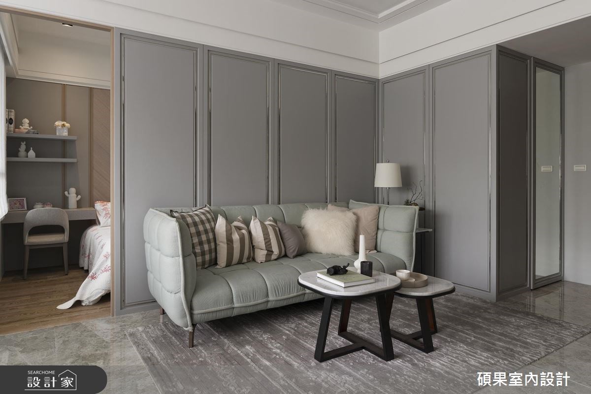 22坪新成屋(5年以下)＿美式風客廳案例圖片＿碩果室內裝修設計有限公司＿碩果_05之7