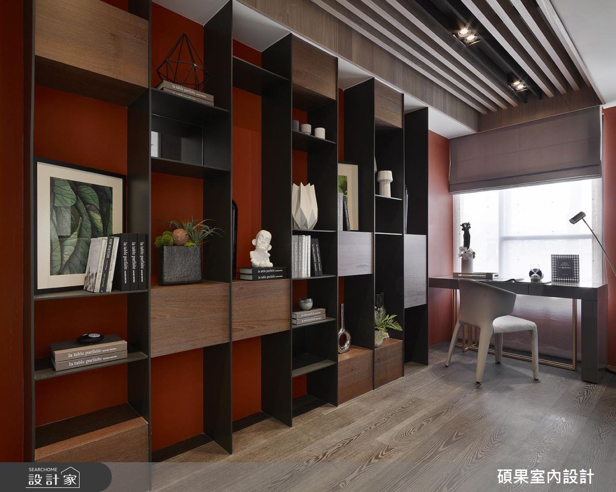 30坪新成屋(5年以下)＿現代風書房案例圖片＿碩果室內裝修設計有限公司＿碩果_06之10