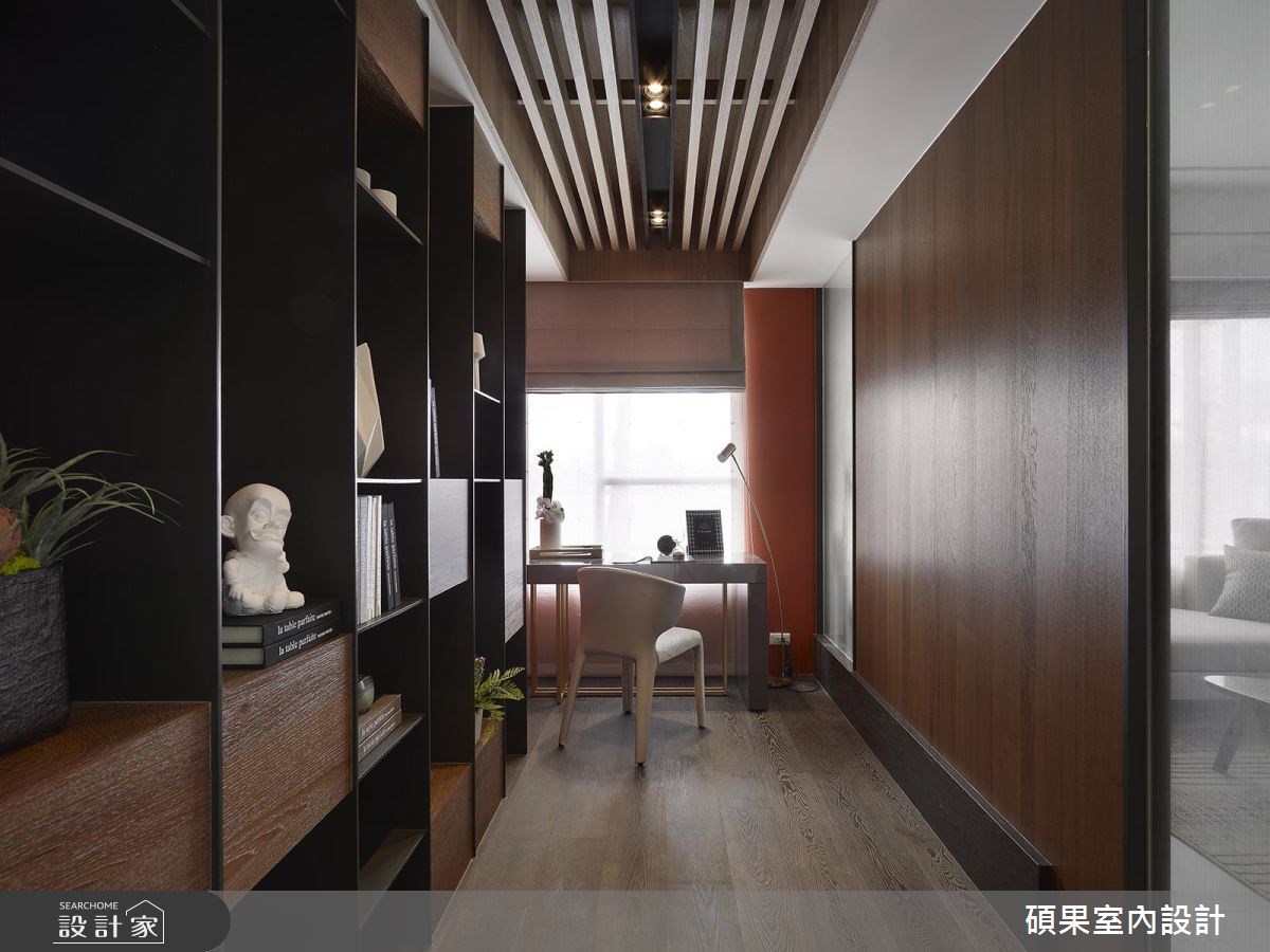 30坪新成屋(5年以下)＿現代風書房案例圖片＿碩果室內裝修設計有限公司＿碩果_06之11