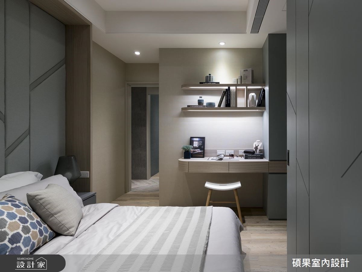 25坪新成屋(5年以下)＿現代風臥室案例圖片＿碩果室內裝修設計有限公司＿碩果_07之8