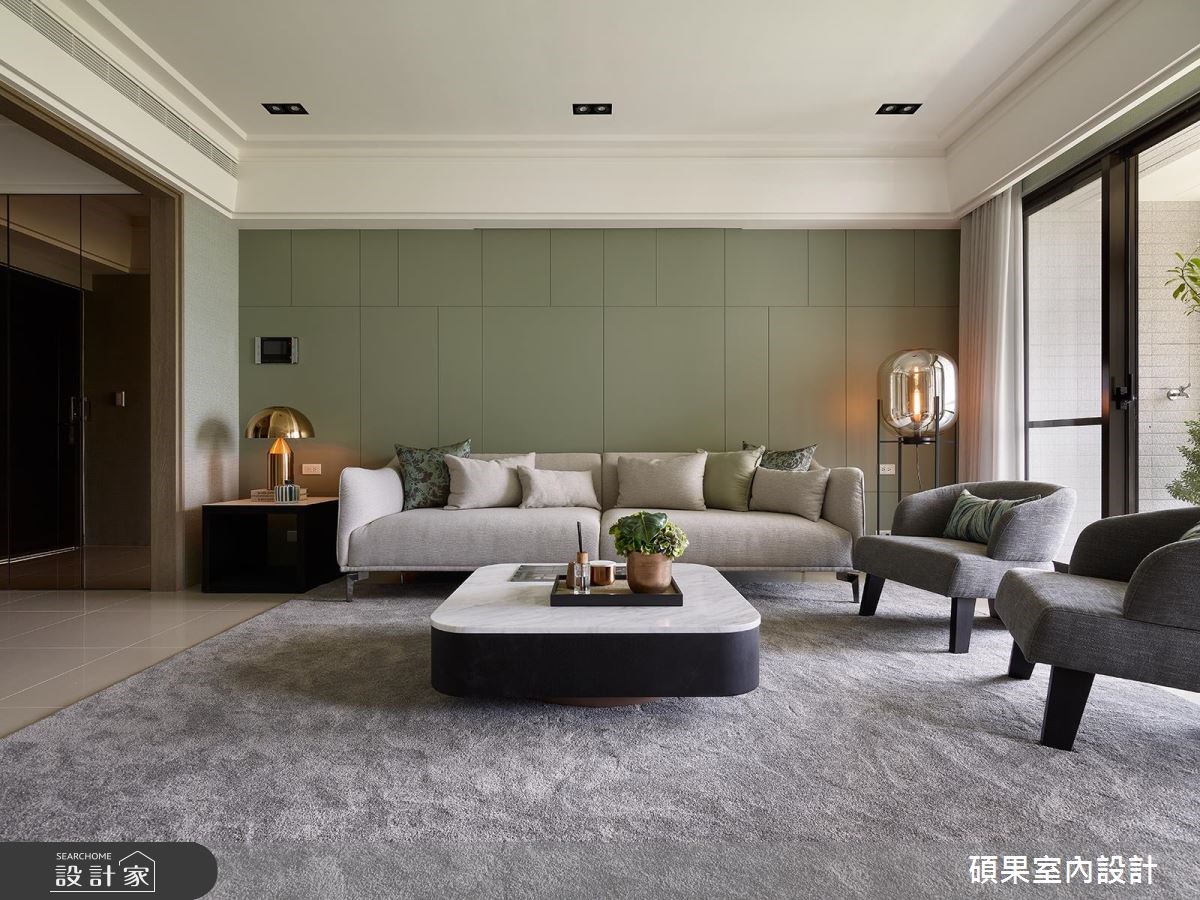 40坪新成屋(5年以下)＿療癒風客廳案例圖片＿碩果室內裝修設計有限公司＿碩果_09之5