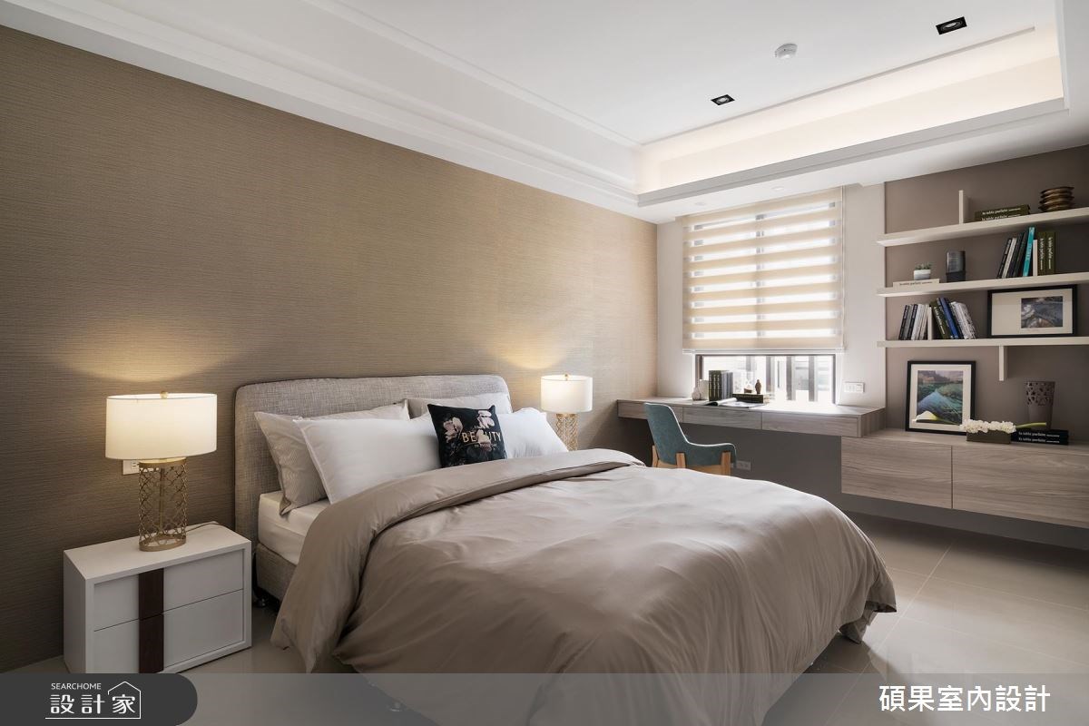 40坪新成屋(5年以下)＿療癒風臥室案例圖片＿碩果室內裝修設計有限公司＿碩果_09之15