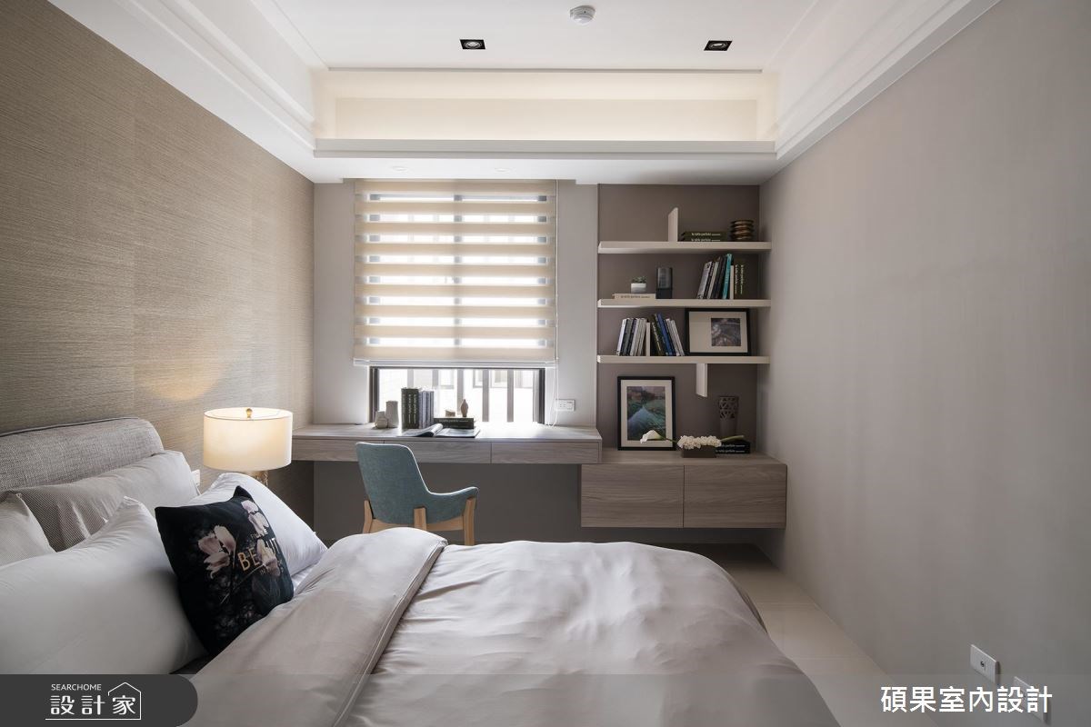 40坪新成屋(5年以下)＿療癒風臥室案例圖片＿碩果室內裝修設計有限公司＿碩果_09之16