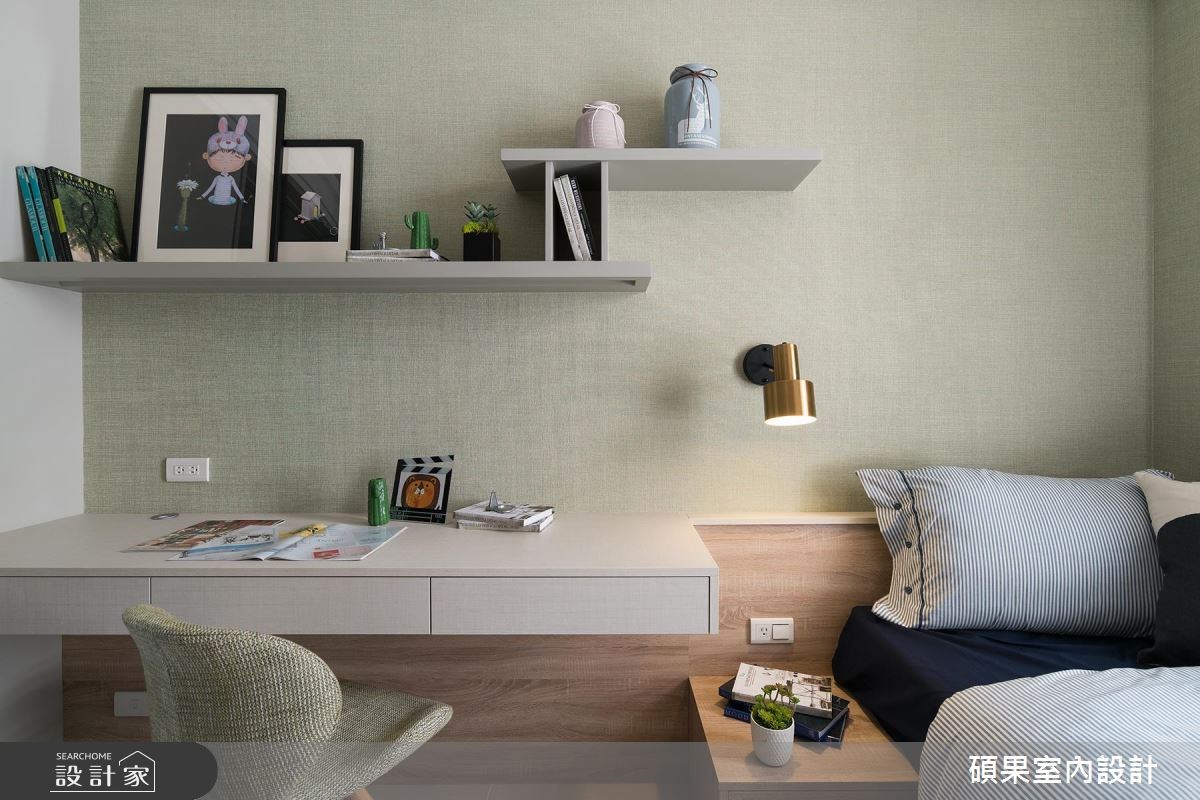 40坪新成屋(5年以下)＿療癒風臥室案例圖片＿碩果室內裝修設計有限公司＿碩果_09之18