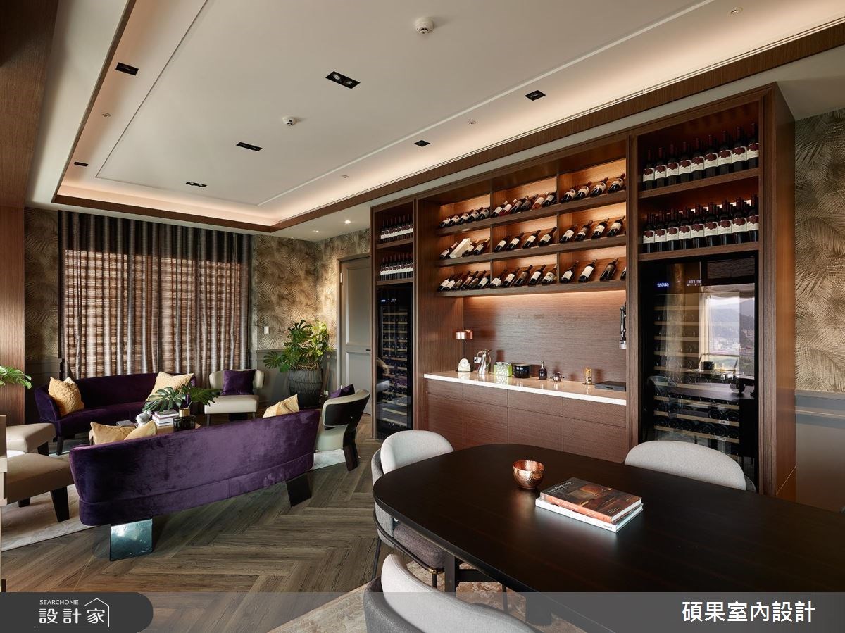 65坪新成屋(5年以下)＿混搭風客廳案例圖片＿碩果室內裝修設計有限公司＿碩果_20 酒探鄧斯坦之15