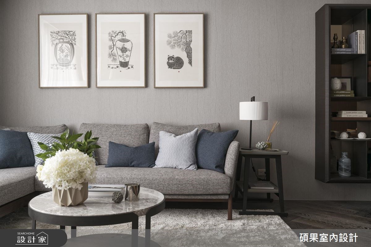 35坪新成屋(5年以下)＿現代風客廳案例圖片＿碩果室內裝修設計有限公司＿碩果_12之4