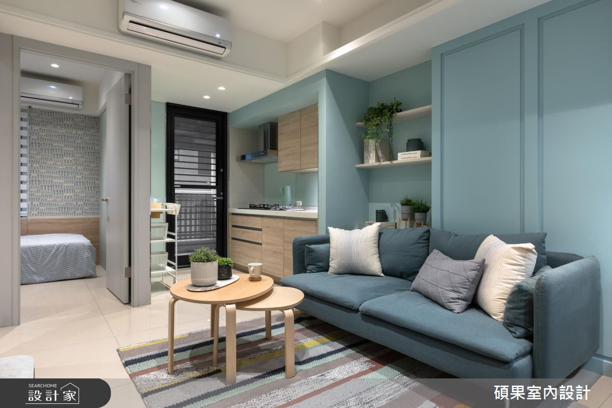 12坪新成屋(5年以下)＿北歐風客廳案例圖片＿碩果室內裝修設計有限公司＿碩果_15之5