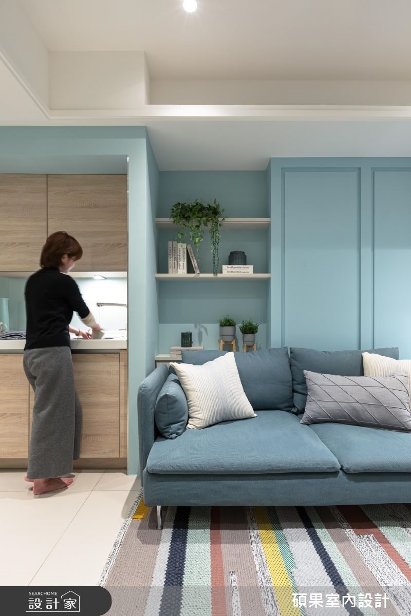 12坪新成屋(5年以下)＿北歐風客廳案例圖片＿碩果室內裝修設計有限公司＿碩果_15之3