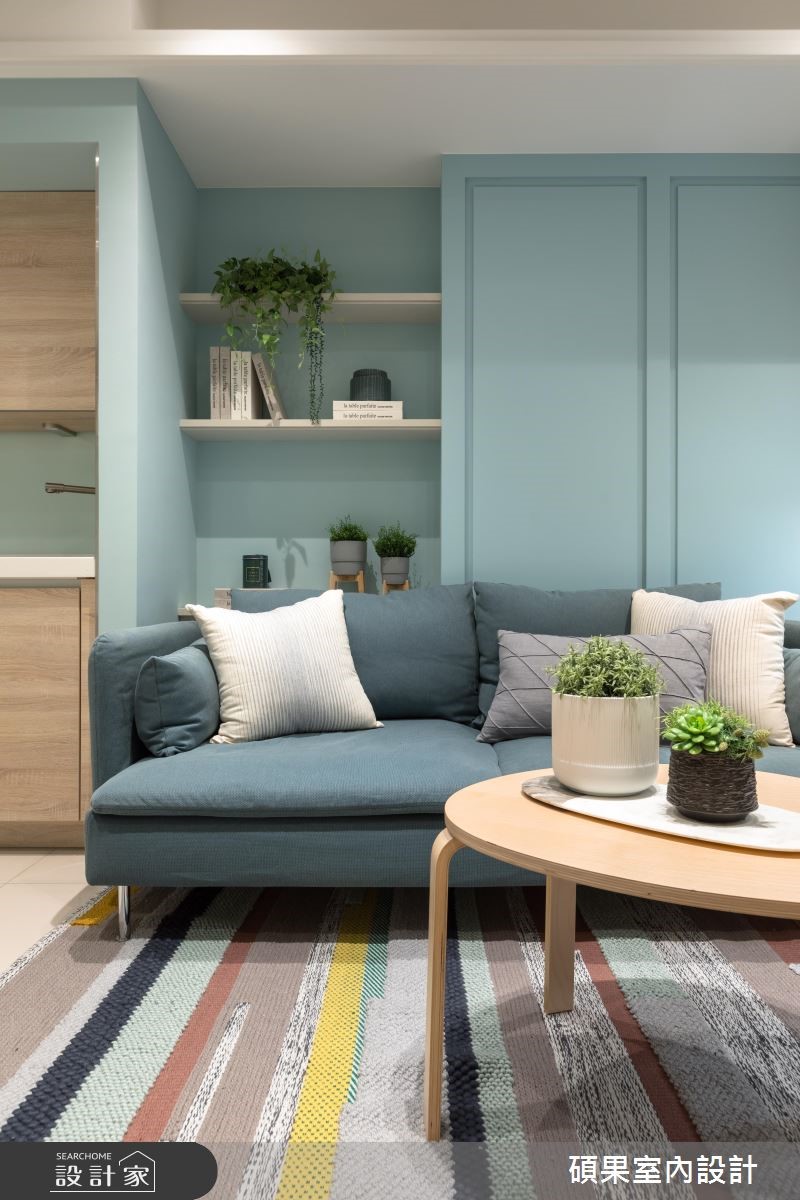 12坪新成屋(5年以下)＿北歐風客廳案例圖片＿碩果室內裝修設計有限公司＿碩果_15之4