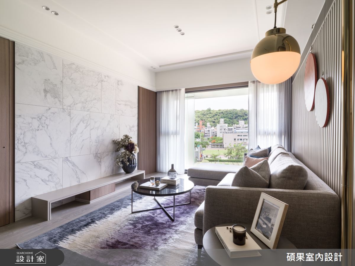 25坪新成屋(5年以下)＿北歐風客廳案例圖片＿碩果室內裝修設計有限公司＿碩果_17之8