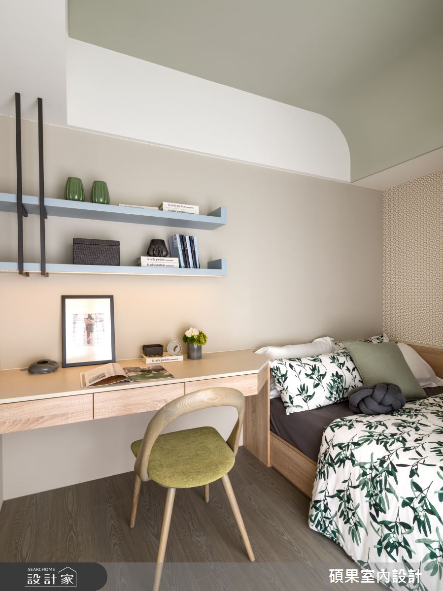 25坪新成屋(5年以下)＿北歐風臥室案例圖片＿碩果室內裝修設計有限公司＿碩果_17之19