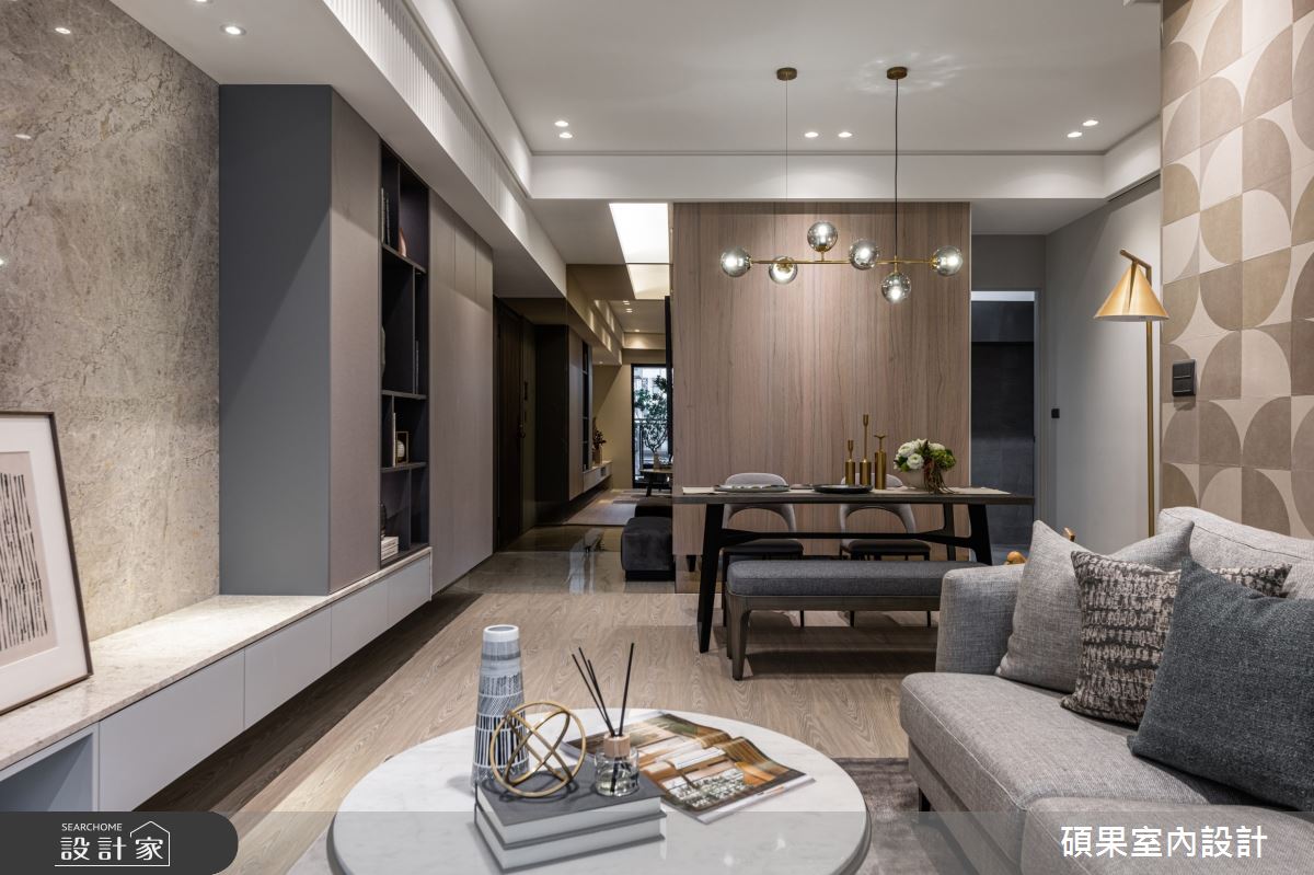 25坪新成屋(5年以下)＿現代風客廳餐廳案例圖片＿碩果室內裝修設計有限公司＿碩果_18之4