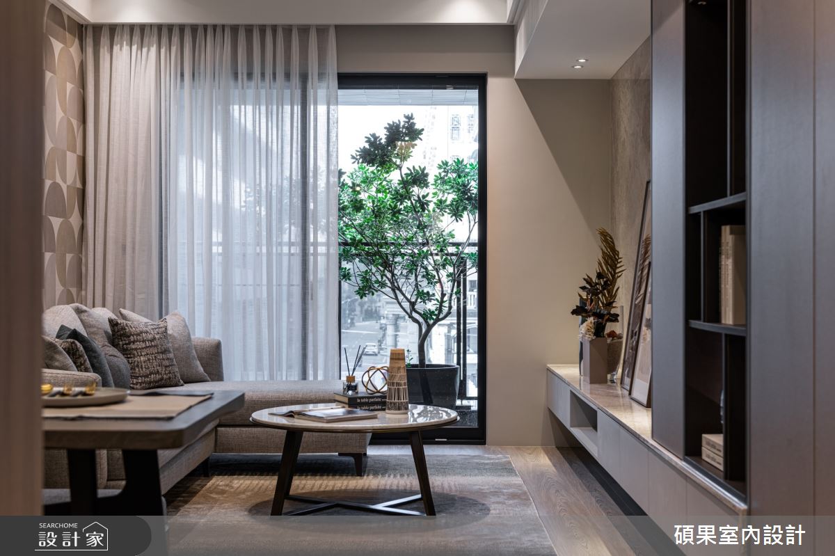 25坪新成屋(5年以下)＿現代風客廳案例圖片＿碩果室內裝修設計有限公司＿碩果_18之1