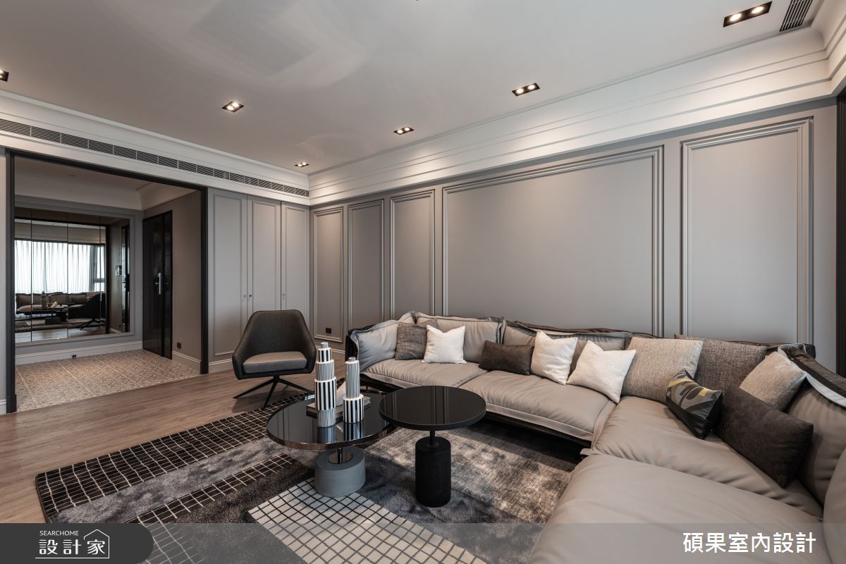 51坪中古屋(5~15年)＿美式風客廳案例圖片＿碩果室內裝修設計有限公司＿碩果_23 Over the Rainbow之3