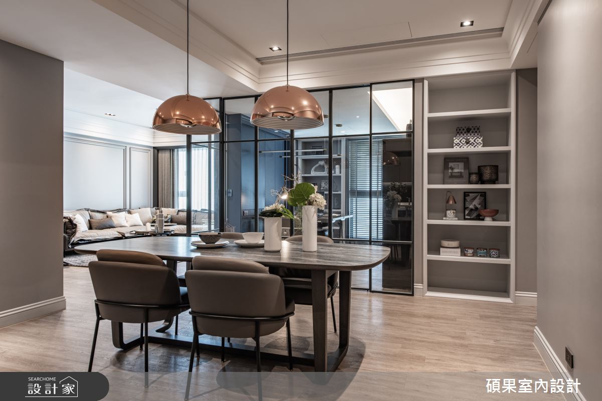 51坪中古屋(5~15年)＿美式風餐廳案例圖片＿碩果室內裝修設計有限公司＿碩果_23 Over the Rainbow之14