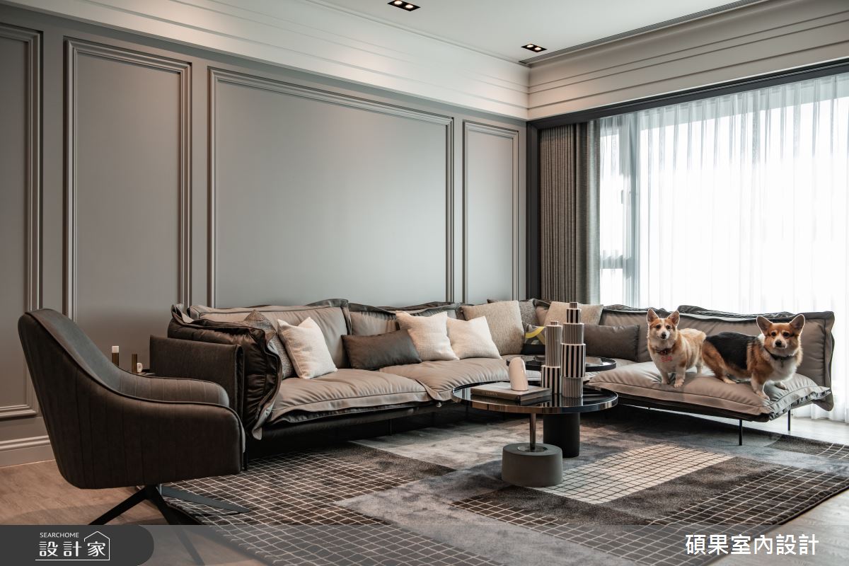 51坪中古屋(5~15年)＿美式風客廳案例圖片＿碩果室內裝修設計有限公司＿碩果_23 Over the Rainbow之5