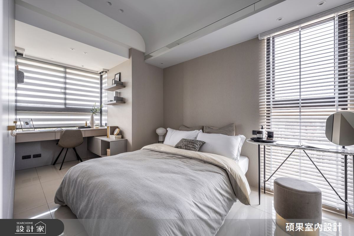 24坪新成屋(5年以下)＿簡約風臥室案例圖片＿碩果室內裝修設計有限公司＿碩果_03之13