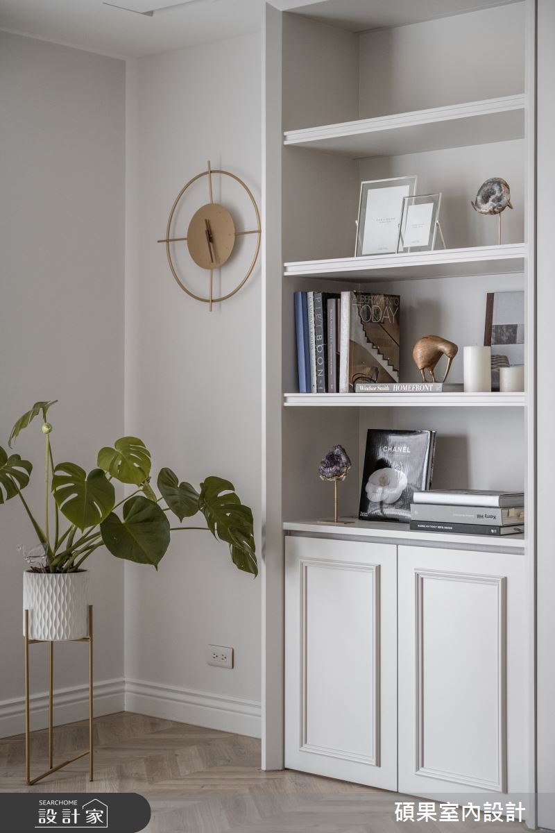 37坪新成屋(5年以下)＿美式風客廳案例圖片＿碩果室內裝修設計有限公司＿碩果_31 White Lilac Fantasy之19