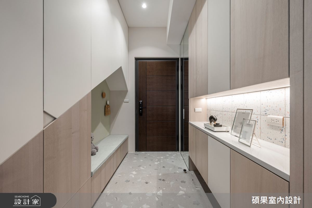 34坪新成屋(5年以下)＿北歐風玄關案例圖片＿碩果室內裝修設計有限公司＿碩果_32 Breeze之1038