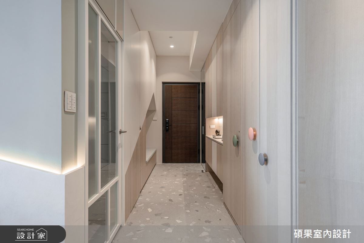 34坪新成屋(5年以下)＿北歐風玄關案例圖片＿碩果室內裝修設計有限公司＿碩果_32 Breeze之4