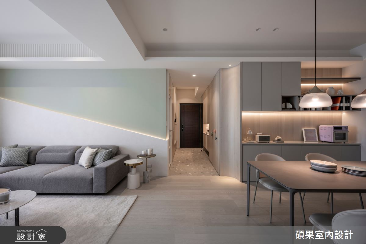 34坪新成屋(5年以下)＿北歐風玄關客廳餐廳案例圖片＿碩果室內裝修設計有限公司＿碩果_32 Breeze之9