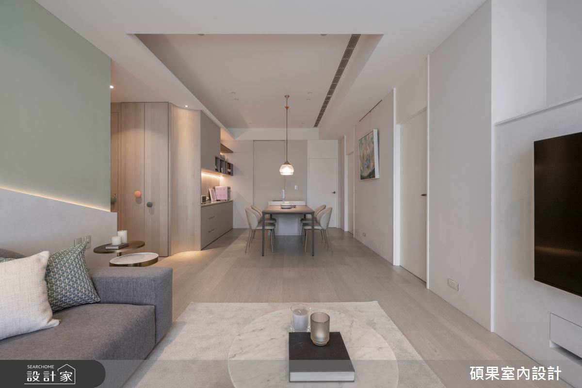 34坪新成屋(5年以下)＿北歐風客廳餐廳案例圖片＿碩果室內裝修設計有限公司＿碩果_32 Breeze之11