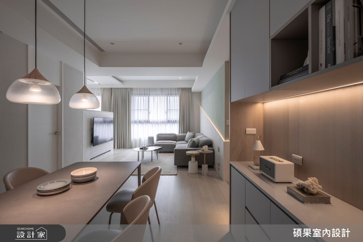 34坪新成屋(5年以下)＿北歐風客廳餐廳案例圖片＿碩果室內裝修設計有限公司＿碩果_32 Breeze之15