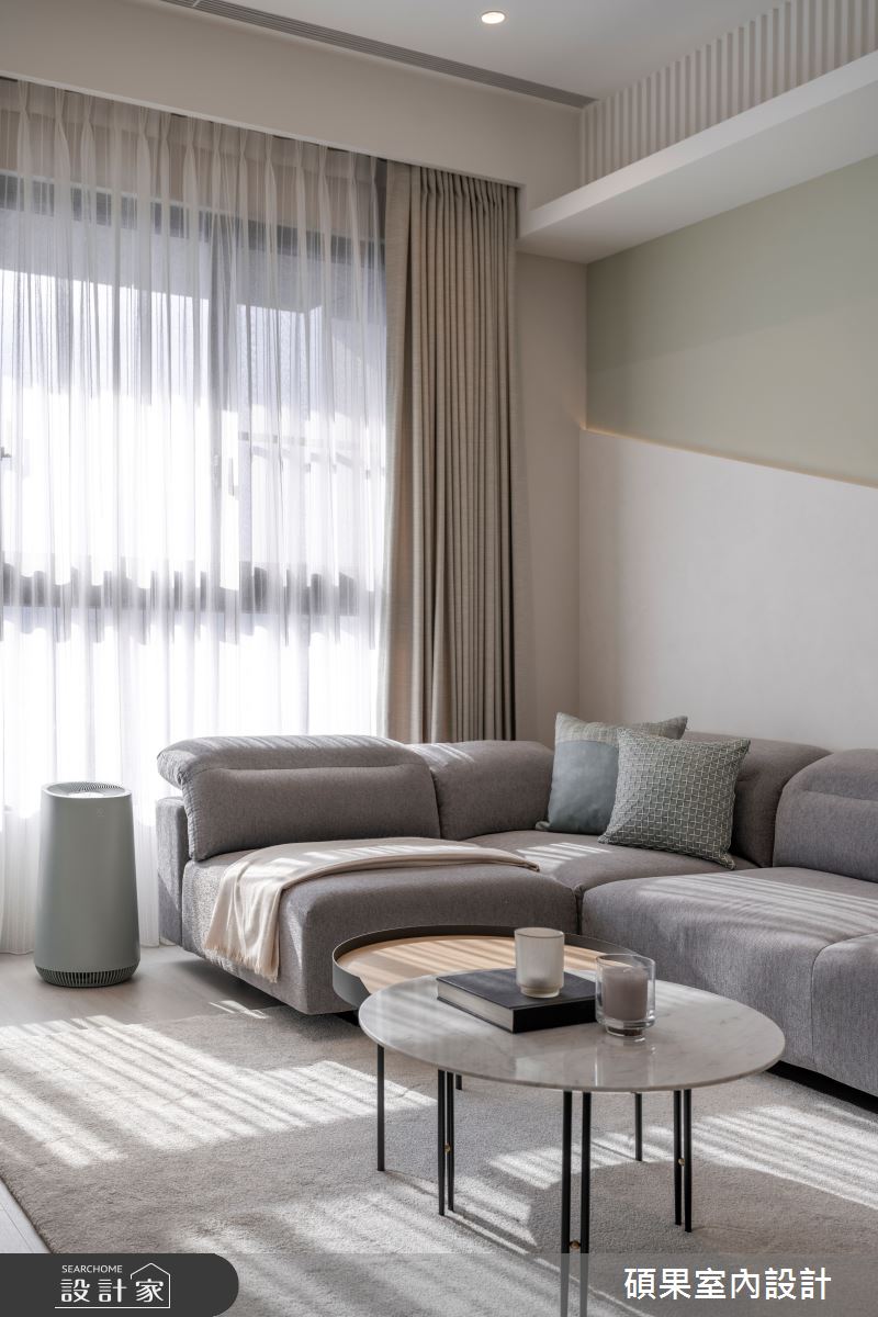 34坪新成屋(5年以下)＿北歐風客廳案例圖片＿碩果室內裝修設計有限公司＿碩果_32 Breeze之21