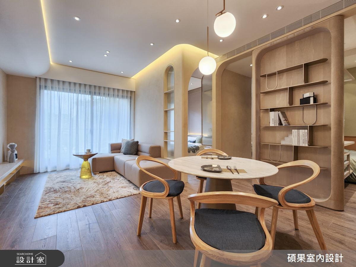 27坪預售屋＿北歐風客廳餐廳案例圖片＿碩果室內裝修設計有限公司＿碩果_33之7