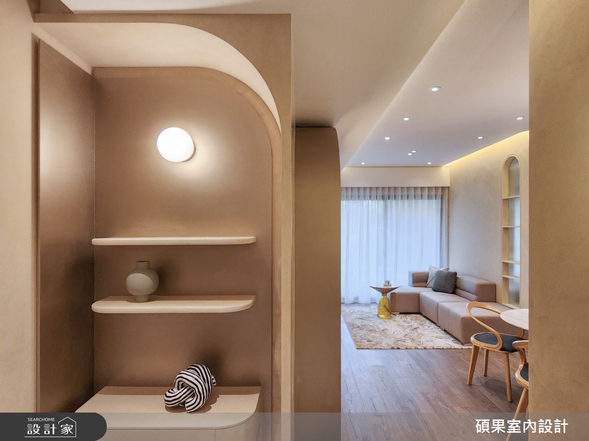 27坪預售屋＿北歐風玄關客廳餐廳案例圖片＿碩果室內裝修設計有限公司＿碩果_33之2