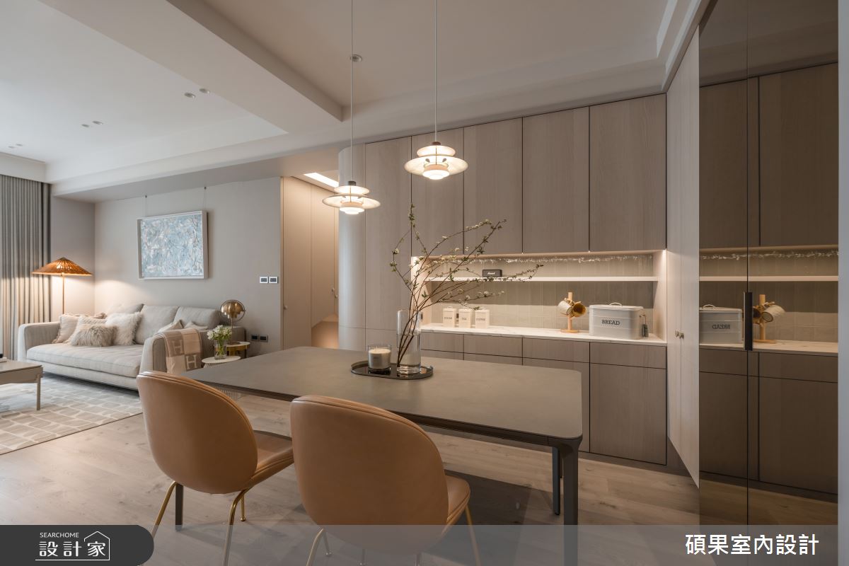 30坪毛胚屋＿北歐風客廳餐廳案例圖片＿碩果室內裝修設計有限公司＿碩果_34 Whisper Daylight之1