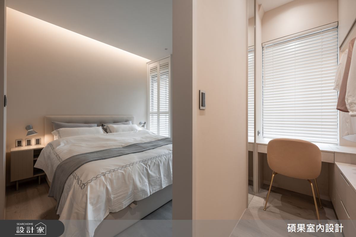 30坪毛胚屋＿北歐風臥室更衣間案例圖片＿碩果室內裝修設計有限公司＿碩果_34 Whisper Daylight之19