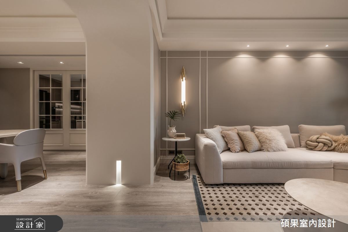 40坪中古屋(5~15年)＿美式風客廳餐廳案例圖片＿碩果室內裝修設計有限公司＿碩果_35 Taupe Chic之9
