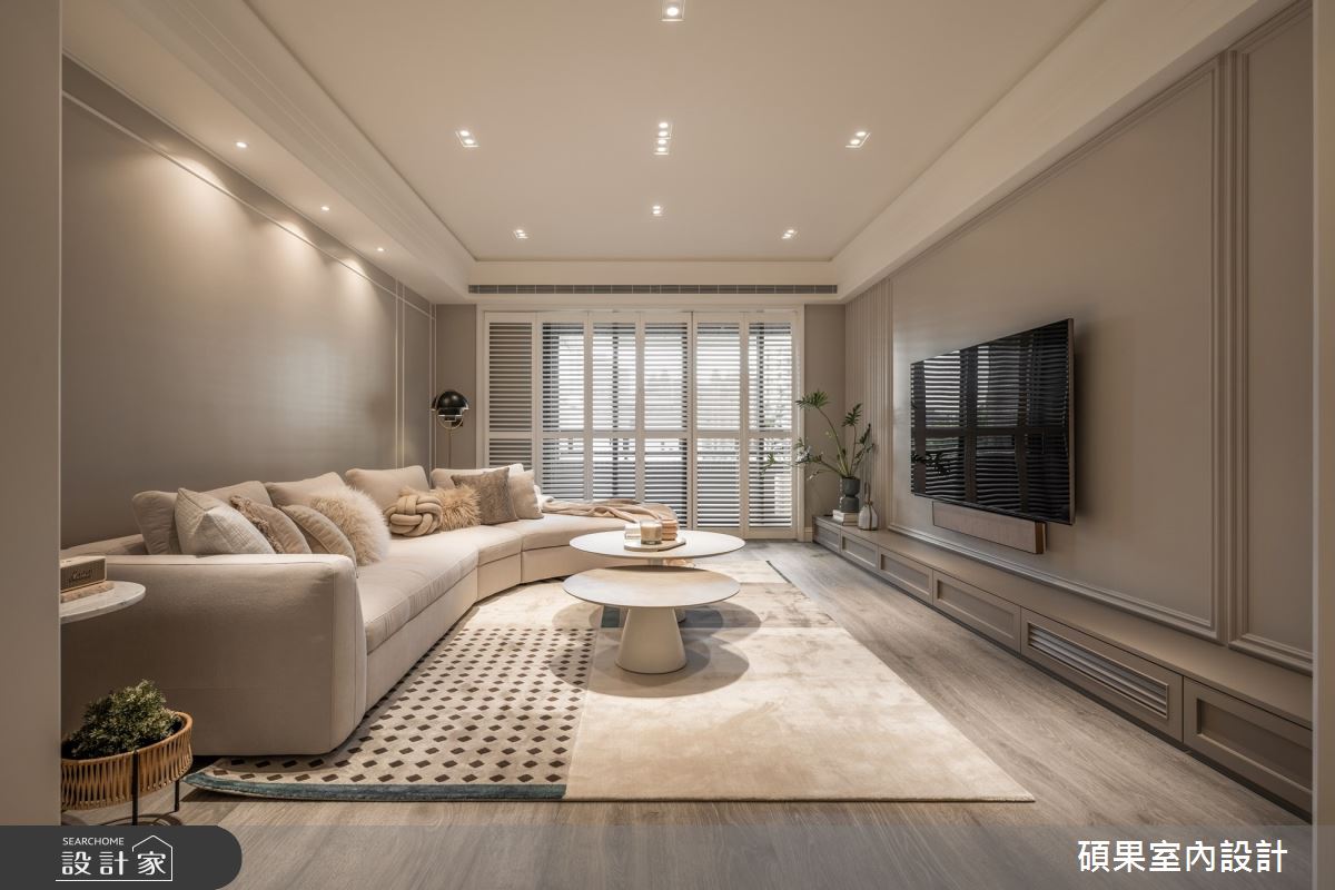 40坪中古屋(5~15年)＿美式風客廳案例圖片＿碩果室內裝修設計有限公司＿碩果_35 Taupe Chic之11