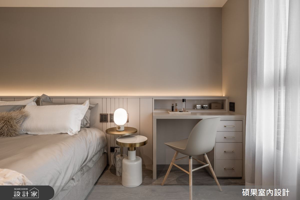 40坪中古屋(5~15年)＿美式風臥室案例圖片＿碩果室內裝修設計有限公司＿碩果_35 Taupe Chic之25