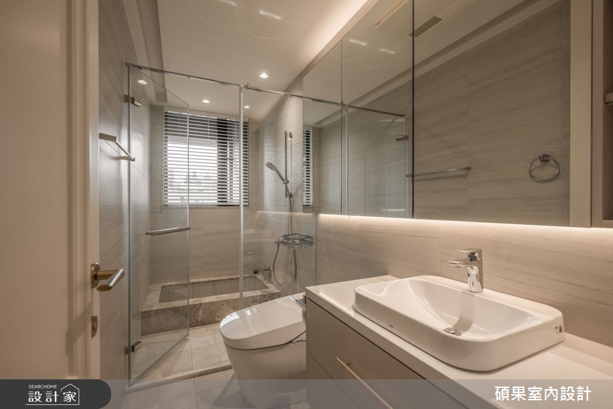 40坪中古屋(5~15年)＿美式風浴室案例圖片＿碩果室內裝修設計有限公司＿碩果_35 Taupe Chic之29