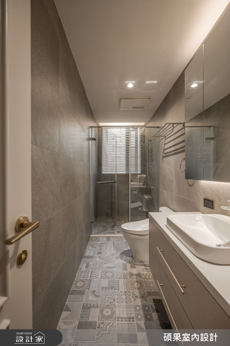 40坪中古屋(5~15年)＿美式風浴室案例圖片＿碩果室內裝修設計有限公司＿碩果_35 Taupe Chic之30