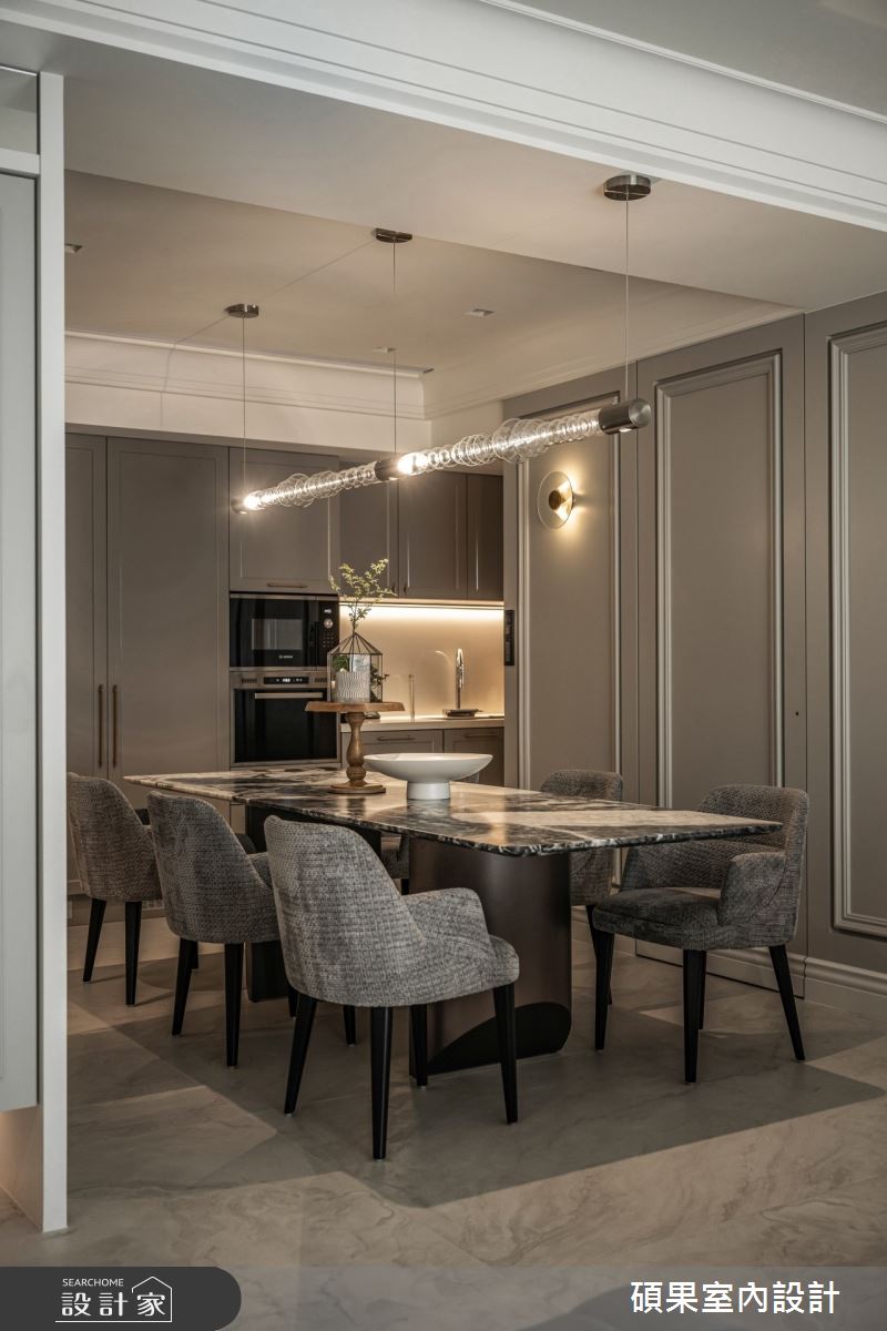 25坪預售屋＿美式風餐廳案例圖片＿碩果室內裝修設計有限公司＿碩果_36 Grey Harmony之17