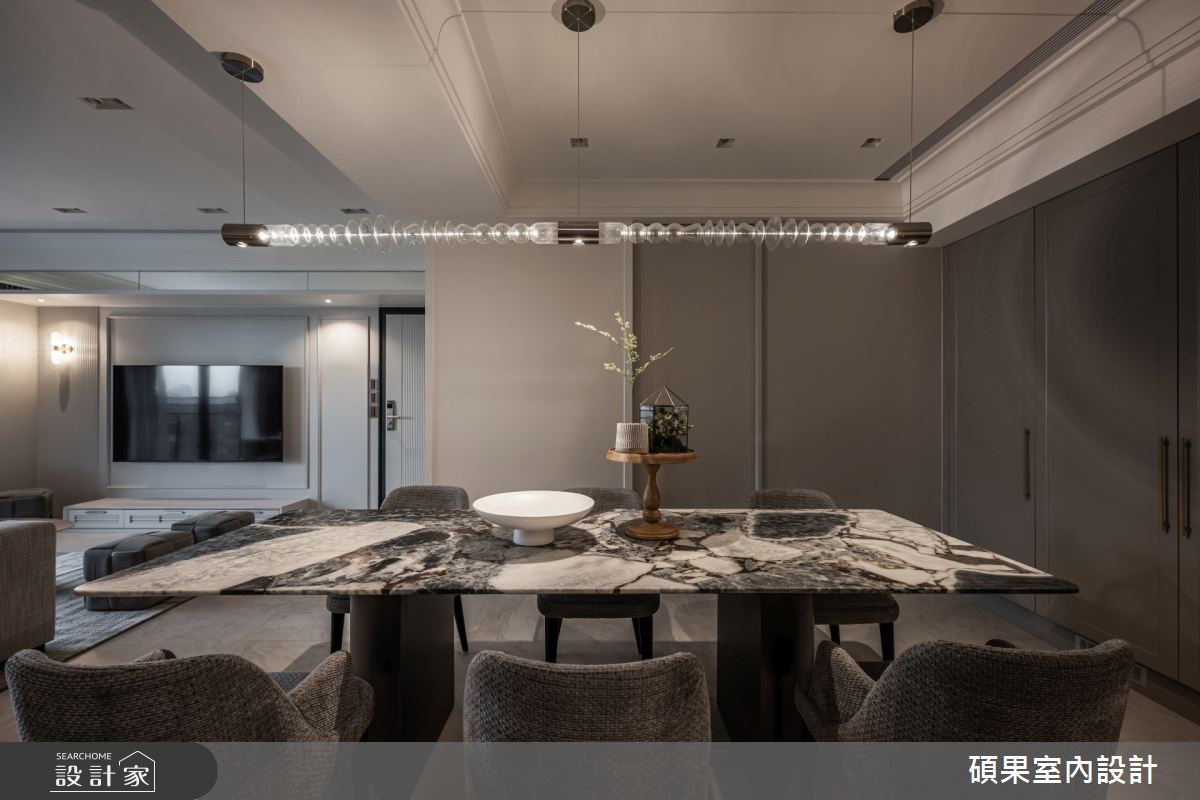 25坪預售屋＿美式風餐廳案例圖片＿碩果室內裝修設計有限公司＿碩果_36 Grey Harmony之19