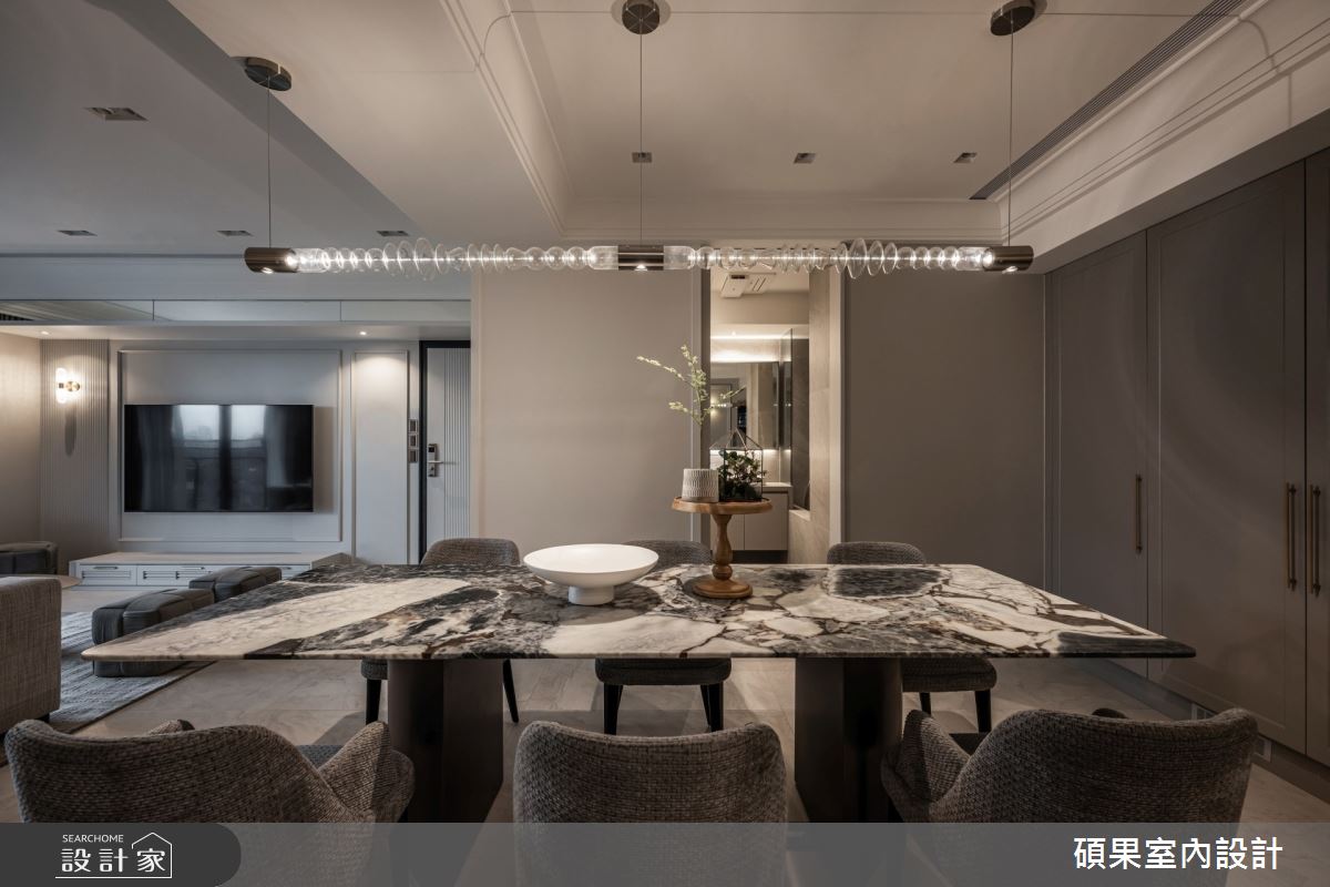 25坪預售屋＿美式風餐廳案例圖片＿碩果室內裝修設計有限公司＿碩果_36 Grey Harmony之20